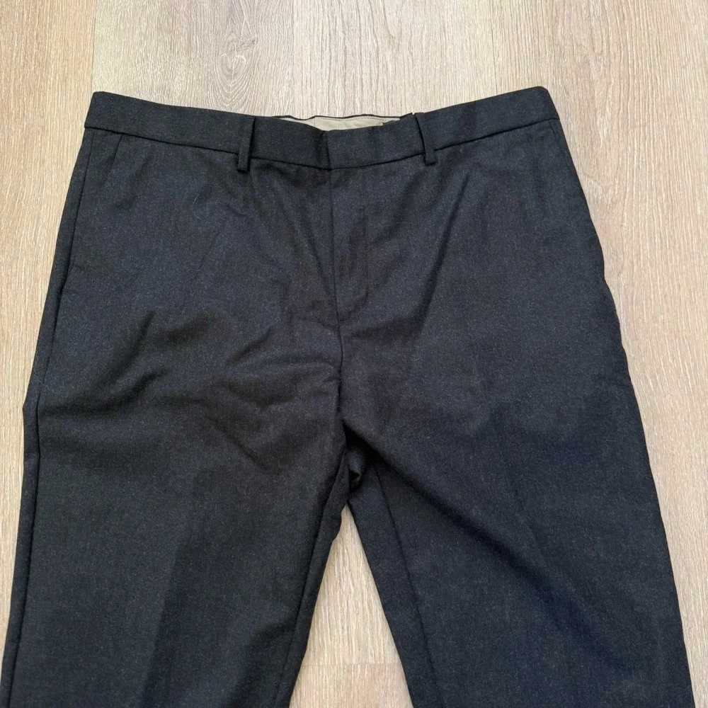 Banana Republic Tapered Fit Pants 38x32 Vitale Barberis Canonico Flannel‎ 120s